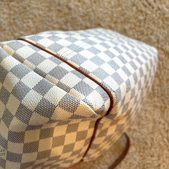 SOLD Bundle Louis Vuitton Damier Azur Totally MM Tote Bag & Matching Wallet - Picture 7 of 16